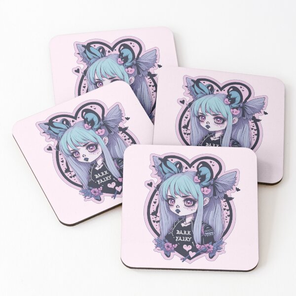 Item preview, Goth Fairy, pastel goth fairycore girl designed and sold by sofiahawk.