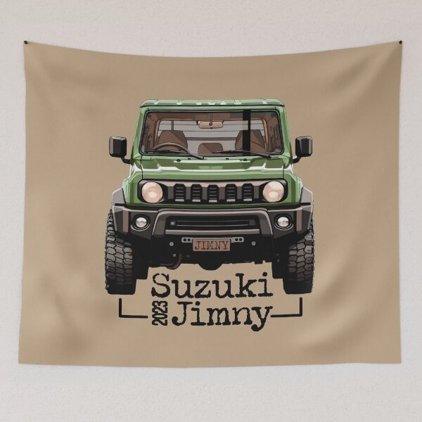 Item preview, Jungle Green Jimny 2023 Front View designed and sold by stoicjimny.