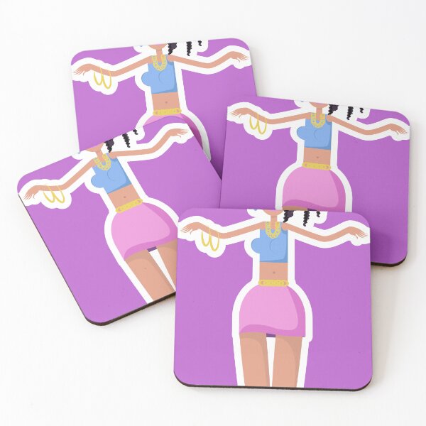 Item preview, Cool crazy girl dance walk sticker T-shirt designed and sold by Flyart8.