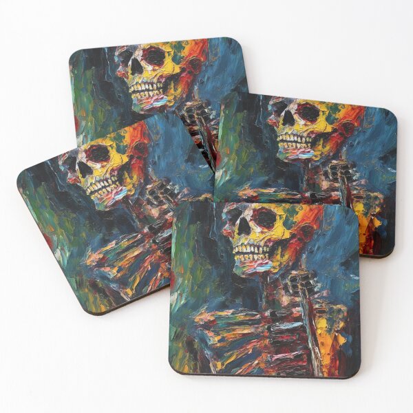 Item preview, Musical Bones: Acrylic Modern Art Skeleton Design V.13 designed and sold by Pexelpanoramas.