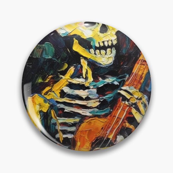 Item preview, Musical Bones: Acrylic Modern Art Skeleton Design V.14 designed and sold by Pexelpanoramas.