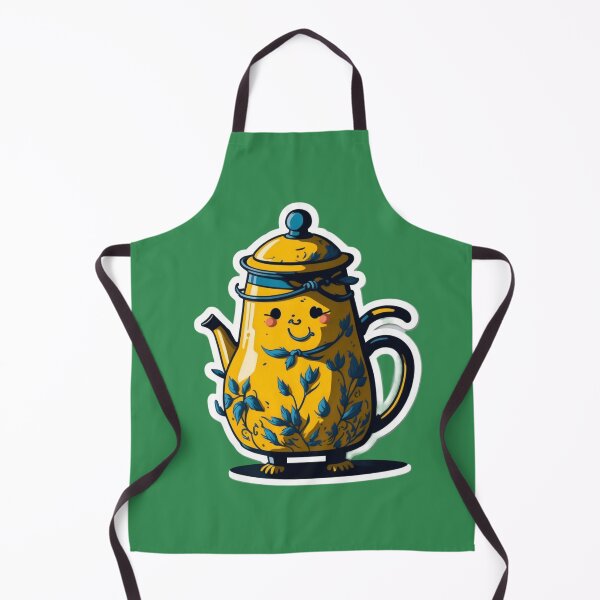 Item preview, Cute Yellow Teapot Character designed and sold by TGAL2.