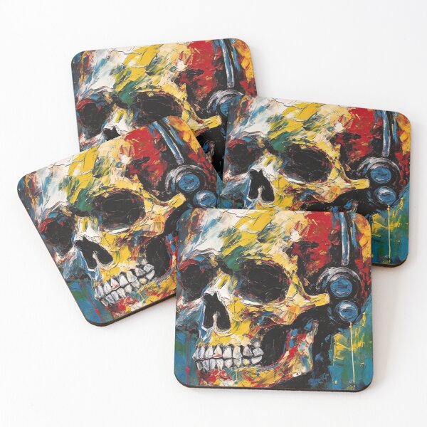 Item preview, Musical Bones: Acrylic Modern Art Skeleton Design V.15 designed and sold by Pexelpanoramas.