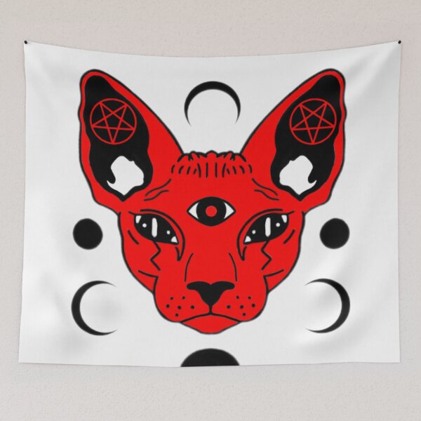 Item preview, satanic sphinx designed and sold by shamallau.