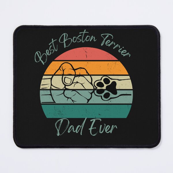 Item preview, Retro Vintage Best Boston Terrier Dad Ever designed and sold by Clouth Clothing ⭐⭐⭐⭐⭐.