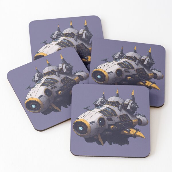 Item preview, Fancy Spaceship Rocket in the space designed and sold by K-Art-Design.