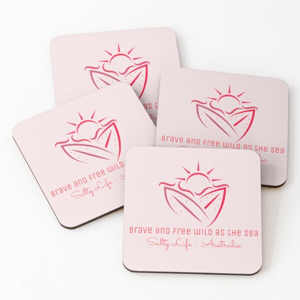Item preview, Brave and Free, Wild as the Sea - Salty Life - Australia designed and sold by Corinne Alexa Jackson.