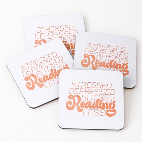 Item preview, stressed depressed but never reading less designed and sold by hautehub.