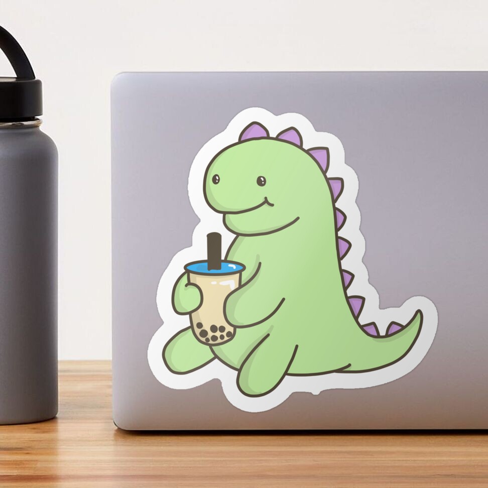 Cartoon Dinosaur Series Stickers Cute Water Bottle Stickers - Temu