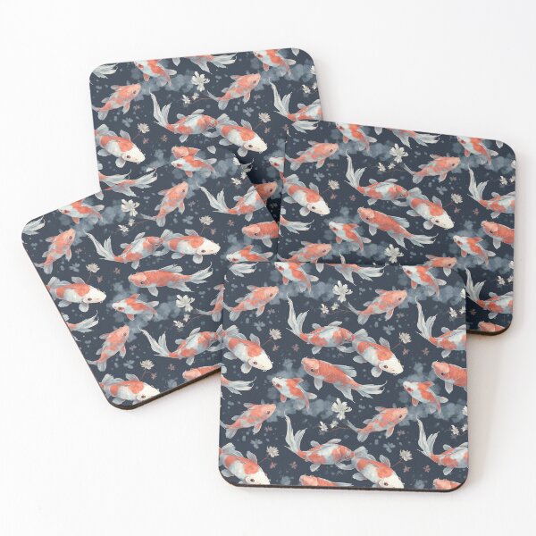 Item preview, Koi Fish Japanese Pattern  designed and sold by Eolithic.