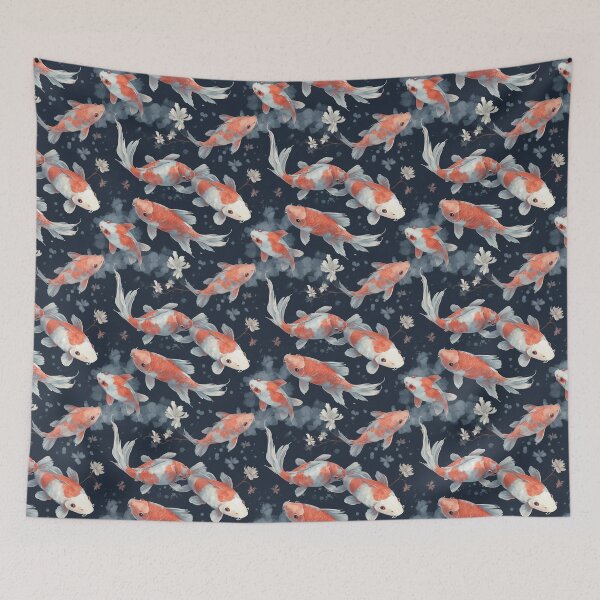 Item preview, Koi Fish Japanese Pattern  designed and sold by Eolithic.
