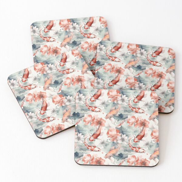 Item preview, Koi Fish Japanese Pattern  designed and sold by Eolithic.