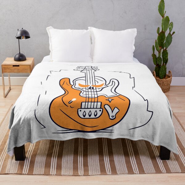 Item preview, Rocking Skull Guitar Art designed and sold by Artwyz.
