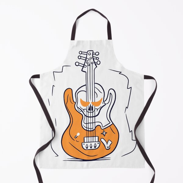 Item preview, Rocking Skull Guitar Art designed and sold by Artwyz.
