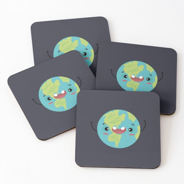 Item preview, Kawaii Earth Illustration by Möno Röso designed and sold by Moeno-Roeso.