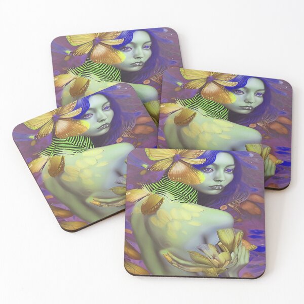 Item preview, Female Abstract Blue Hair Abstract designed and sold by deniselynnimage.