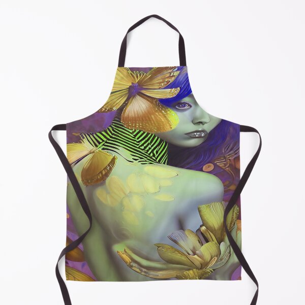 Item preview, Female Abstract Blue Hair Abstract designed and sold by deniselynnimage.