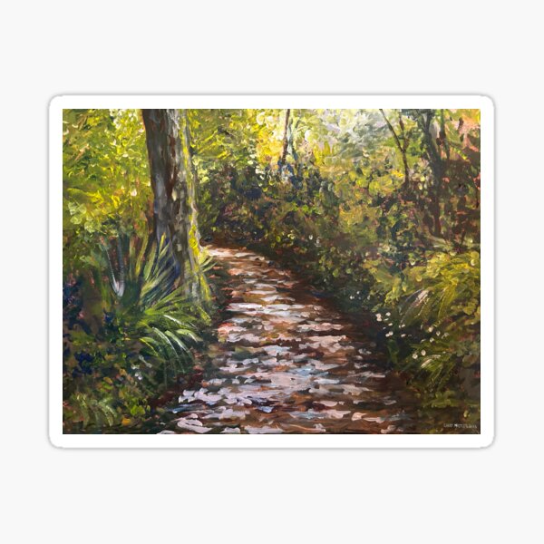 Item preview, Sunlit Path At Rainbow Springs designed and sold by TheArtCave.