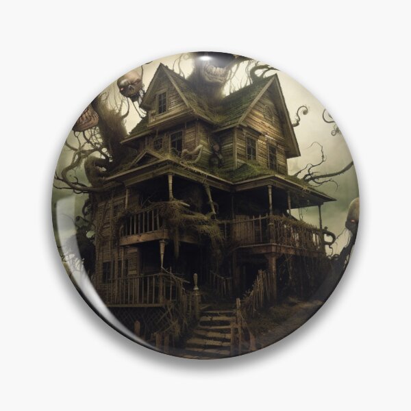 Item preview, Sinister Sentinels Guarding Haunted House In a Storm designed and sold by EpicFoxArt.