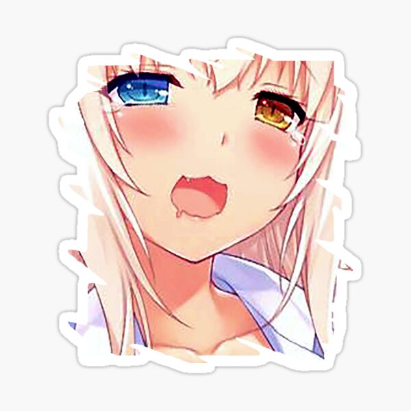 Ahegao Face Meme Anime Sexy O Face 2x3 Removable Morale Patch With