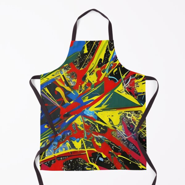 Item preview, Cosmic Confetti: Abstract Splashed Art on Noir designed and sold by Gemini Maison Print.
