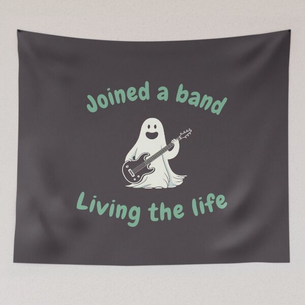 Item preview, Joined a band Living the life ghost designed and sold by AdiRemba.