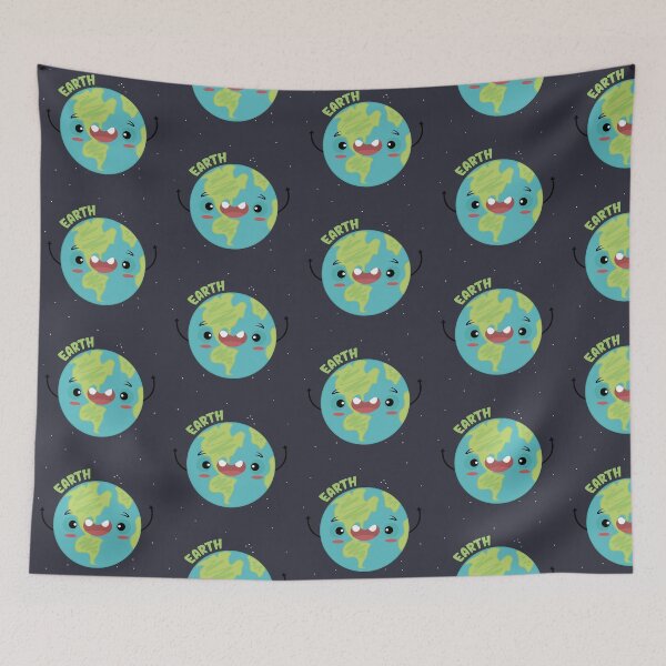 Item preview, Kawaii Earth Illustration by Möno Röso designed and sold by Moeno-Roeso.