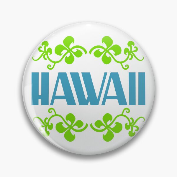 Item preview, HAWAII. VINTAGE STYLE. GREEN/BLUE. designed and sold by 5hertz.