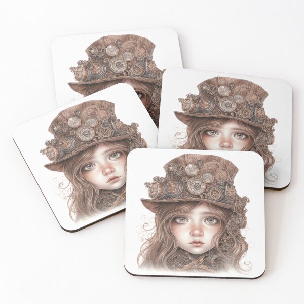 Item preview, Girl Baby Steampunk Portrait . designed and sold by IrinaMinevich.