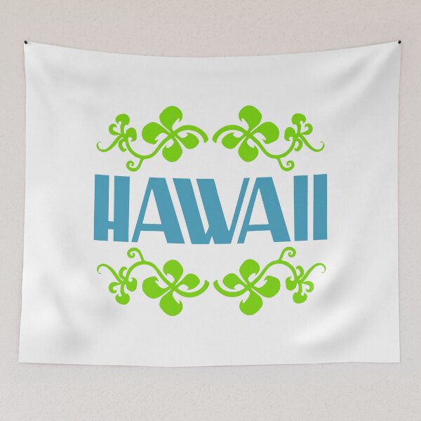 Item preview, HAWAII. VINTAGE STYLE. GREEN/BLUE. designed and sold by 5hertz.