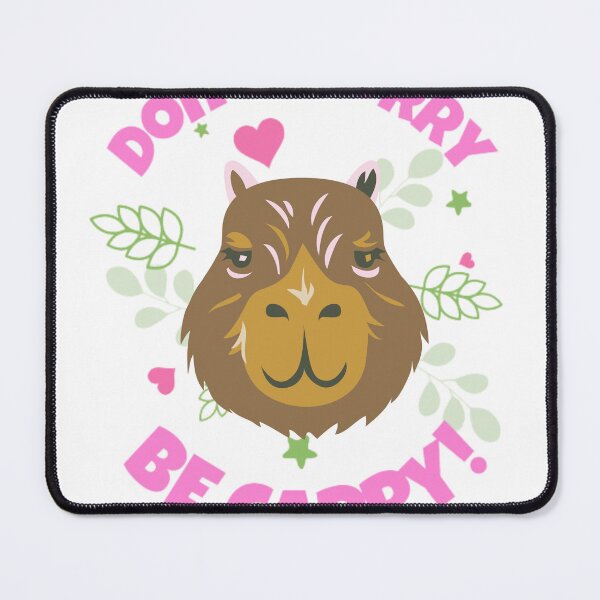 Item preview, Capybara T-Shirt, Don't Worry Be Cappy Tee designed and sold by CloverAnnie.