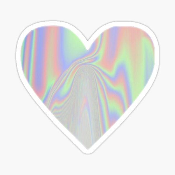 Bulk Roll Hambly Holographic Heart Stickers, 100 Repeats (8 Design Options)