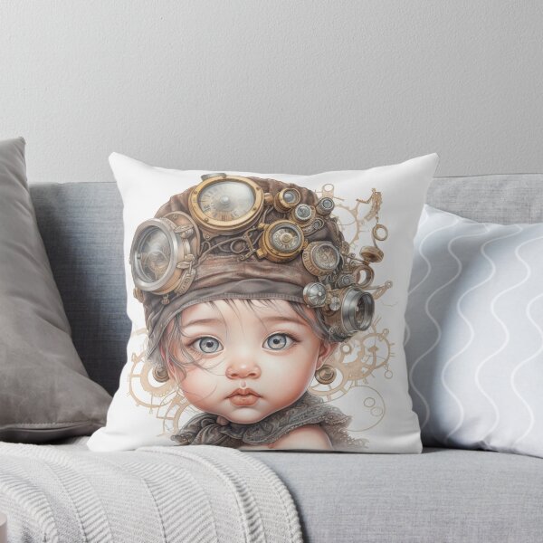Item preview, Girl Baby Steampunk Portrait.  designed and sold by IrinaMinevich.