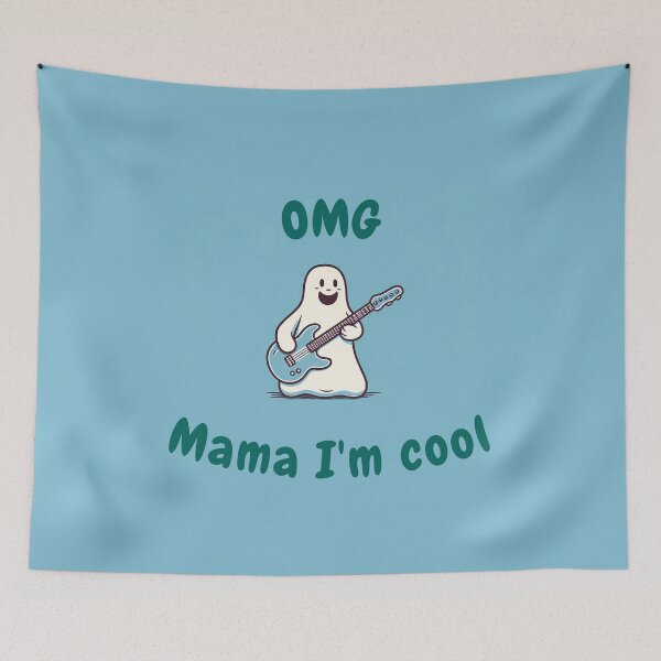 Item preview, OMG Mama I'm cool ghost designed and sold by AdiRemba.