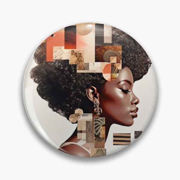 Item preview, Nubian Grace: Angelic Afro-Centric Abstract designed and sold by NoirCultureC-2.