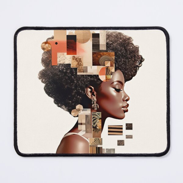 Item preview, Nubian Grace: Angelic Afro-Centric Abstract designed and sold by NoirCultureC-2.