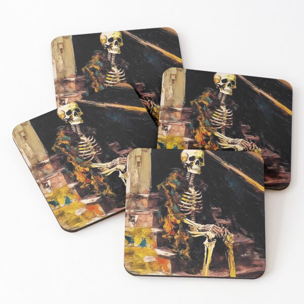 Item preview, King Bones: Acrylic Modern Art Skeleton Design V.20 designed and sold by Pexelpanoramas.