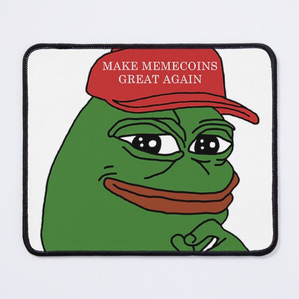 Item preview, Pepe Crypto Coins Make Memecoins Great Again designed and sold by johnta17.