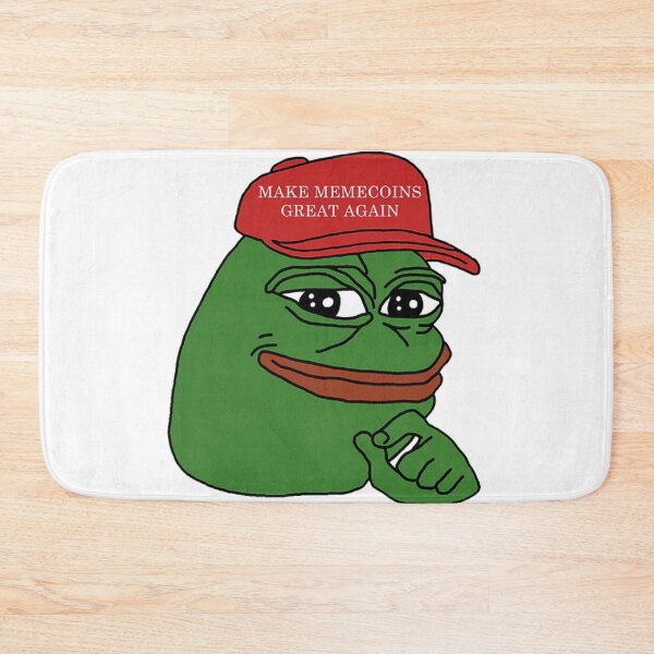 Item preview, Pepe Crypto Coins Make Memecoins Great Again designed and sold by johnta17.