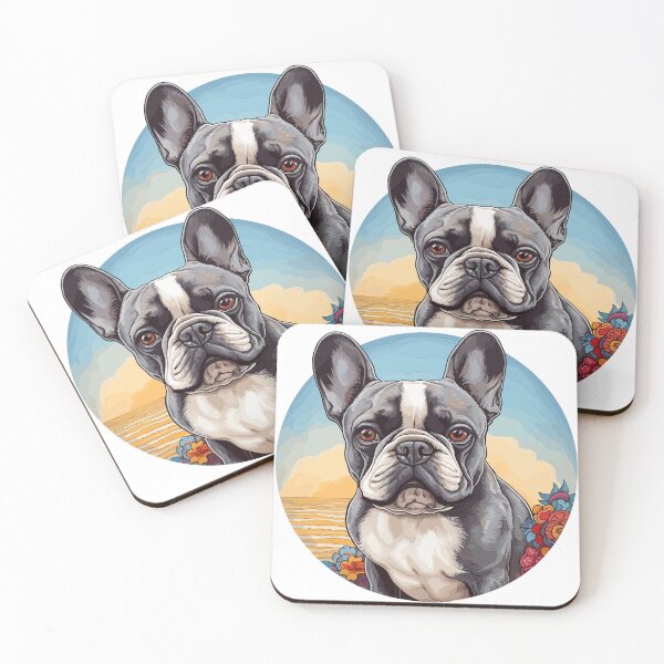 Item preview, French bulldog enjoying summer designed and sold by VisionArt88.