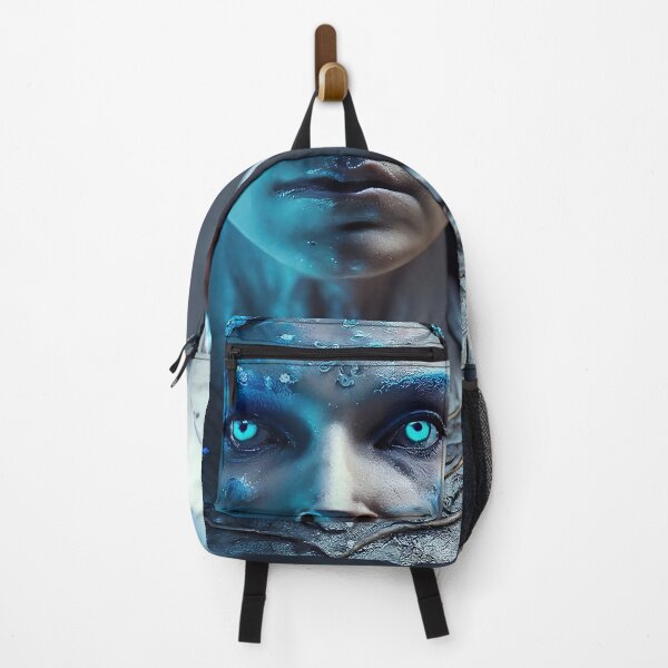 Item preview, Ancient wise woman with frosty blue skin and blue glowing eyes designed and sold by Lefteris Betsis.