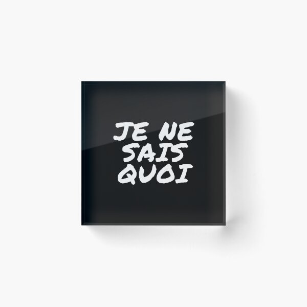 Item preview, Je ne sais quoi designed and sold by Voici.