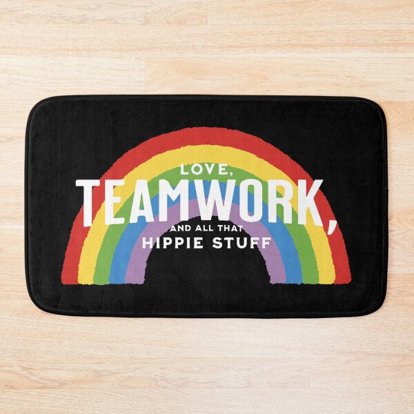 Item preview, Love, teamwork, and all that hippie stuff designed and sold by JoseloRochaArt.