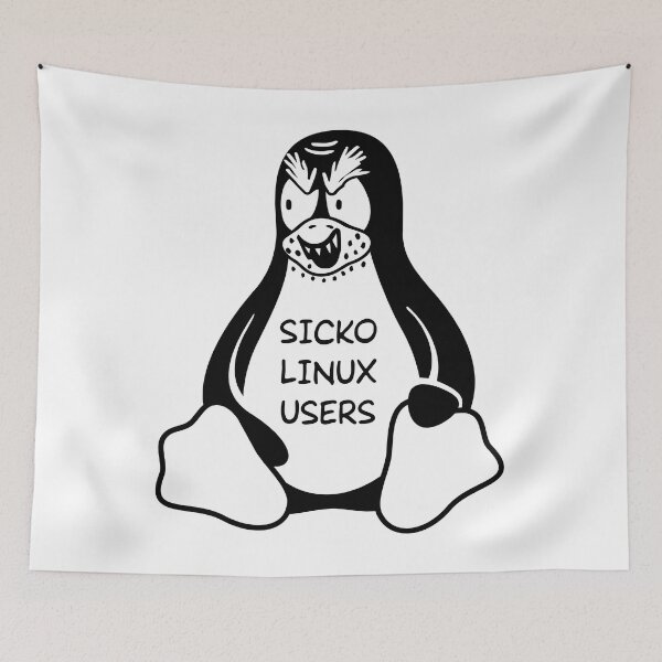 Item preview, Sicko Linux Users designed and sold by BojanglerGTX.