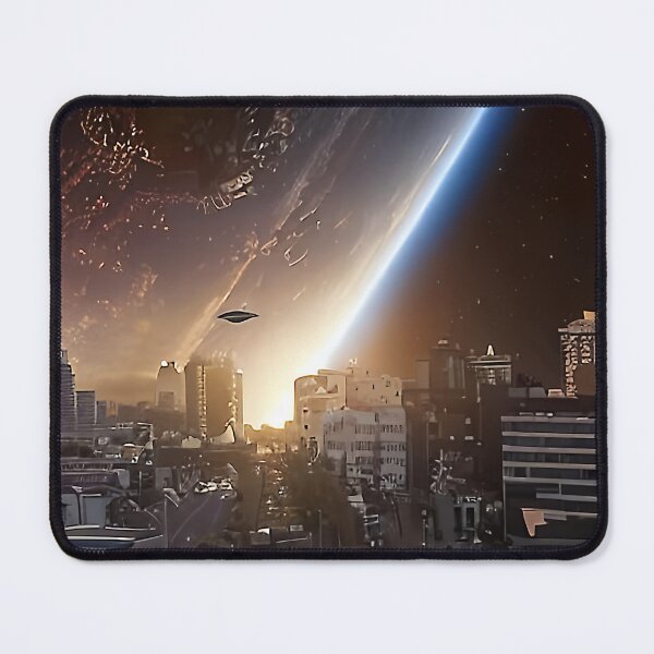 Item preview, Futuristic City On Another Planet designed and sold by NerdHut.