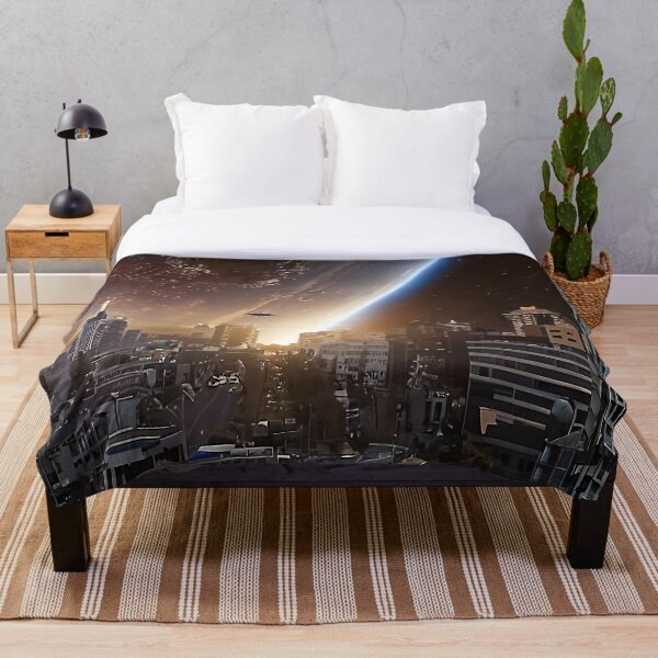 Artikelvorschau, Futuristische Stadt auf einem anderen Planeten entworfen und verkauft von NerdHut.