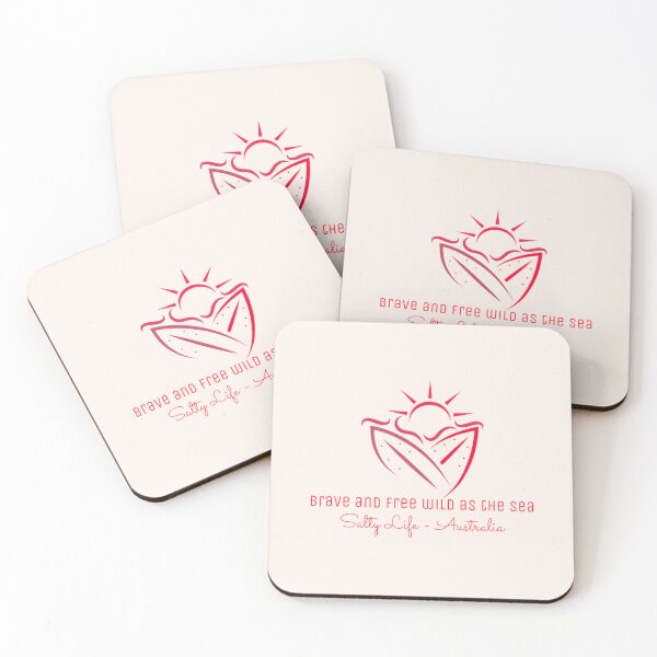 Item preview, Brave and Free, Wild as the Sea - Salty Life - Australia designed and sold by Corinne Alexa Jackson.