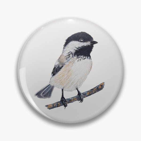 Item preview, Chickadee Drawing 2 designed and sold by Emily Bickell.