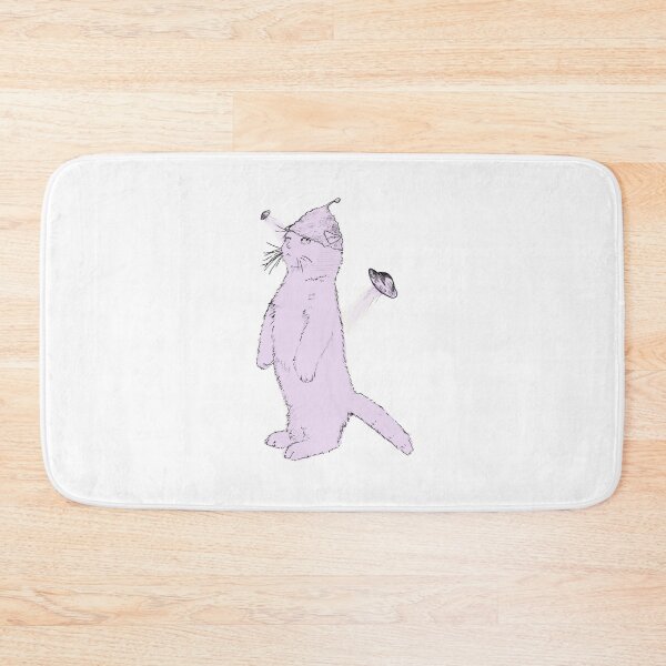 Item preview, Kitty phone home (purple) designed and sold by Callmesugarplum.
