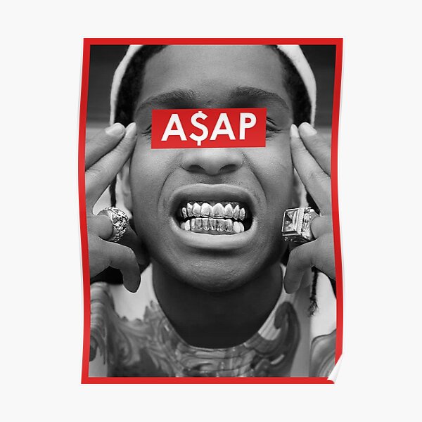 Rap Greats - A$AP Poster